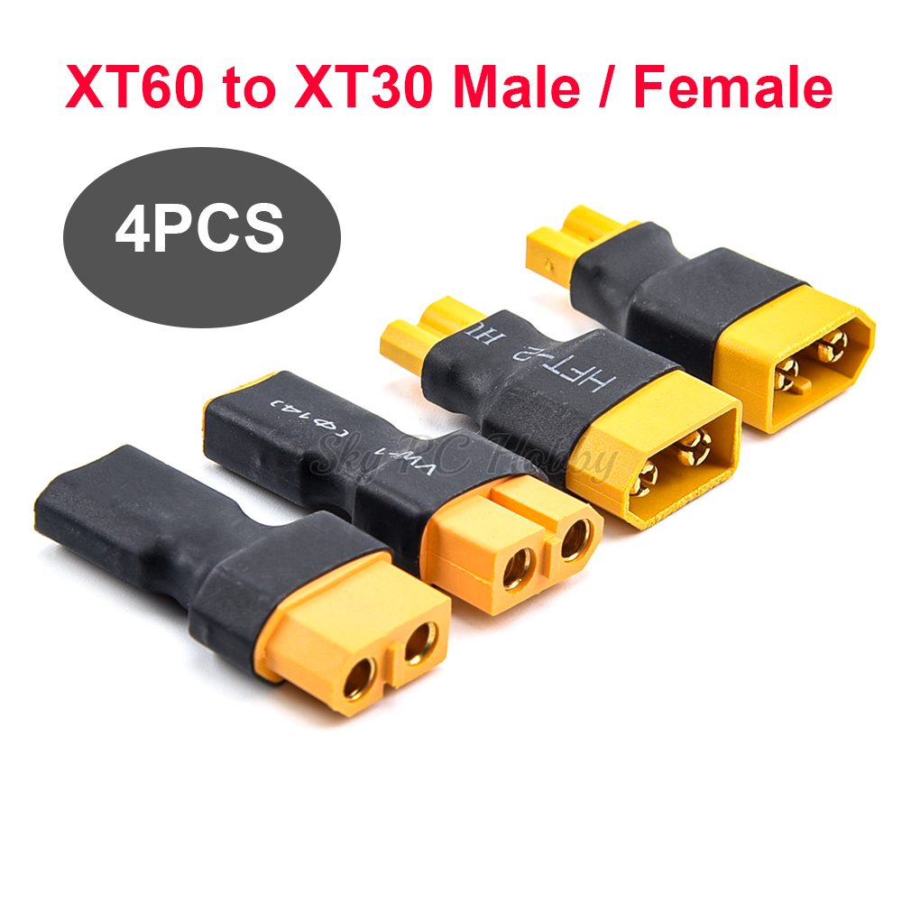 Radiomaster Ranger 2.4Ghz Elrs Module - 4PCS 남성/여성 XT60 ~ XT30 플러그