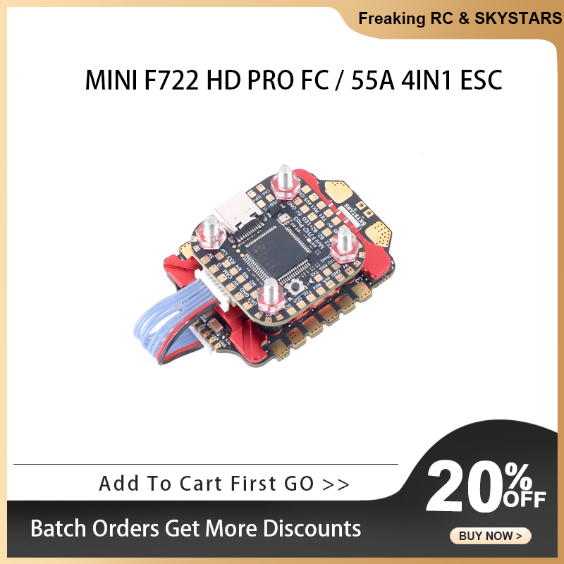 SKYSTARS F722FC & AM32 55A 4IN - Foxeer Reaper F4 128K 65A Esc 리뷰 및 가격